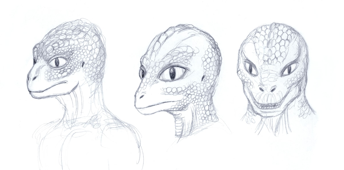 Tooka Reptoid Sketch